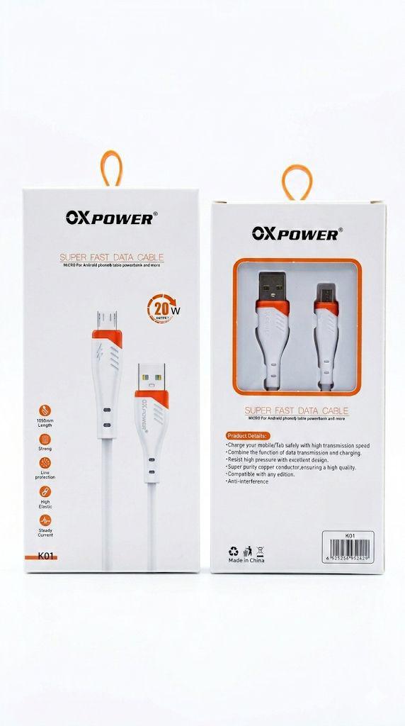 K01 USB-MICRO 20W 105CM KABLO