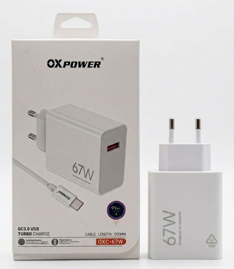 OXC-67W 67W USB TYPCE ŞARJ TAKIMI