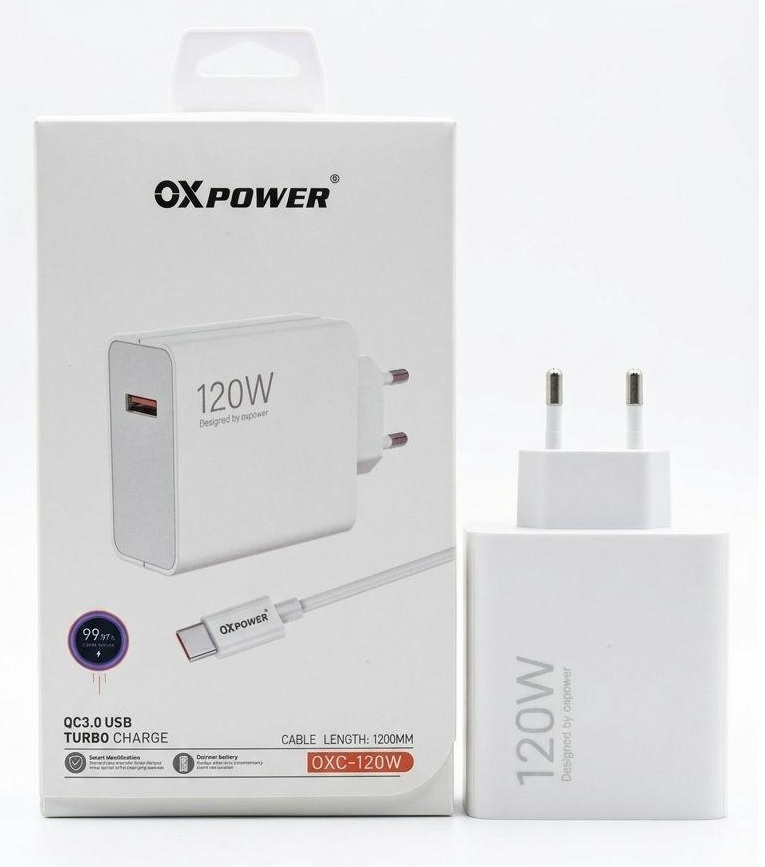 OXC-120W 120W USB TYPCE ŞARJ TAKIMI